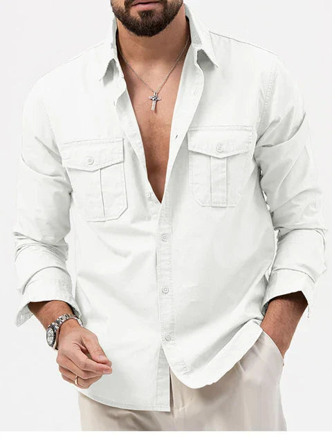 Aston | Men's Utility Cotton Shirt