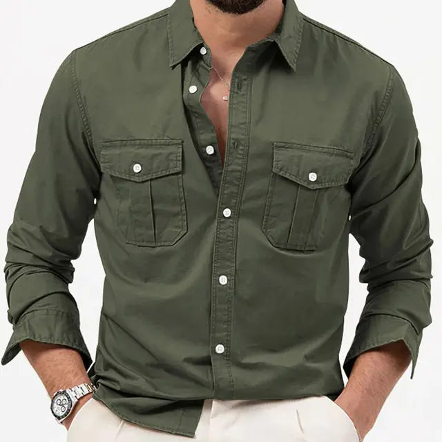 Aston | Men's Utility Cotton Shirt
