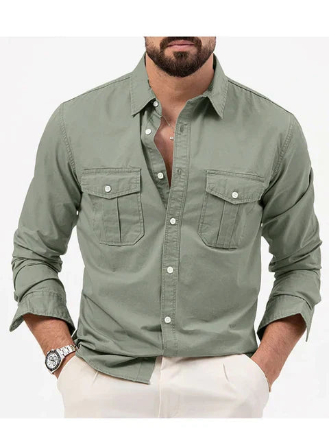 Aston | Men's Utility Cotton Shirt