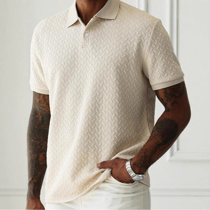 Nick | Men's Textured Knit Polo