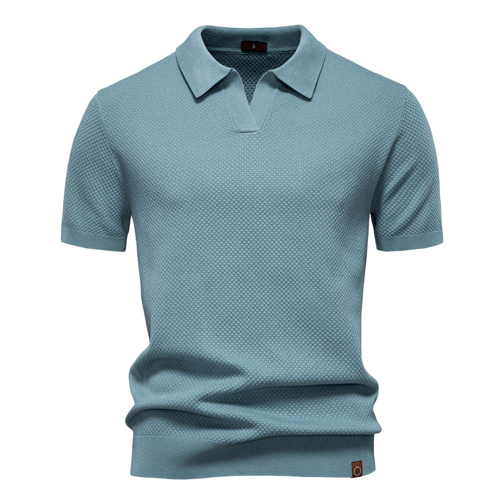 Kostas | Elegant Short Sleeve Polo Shirt