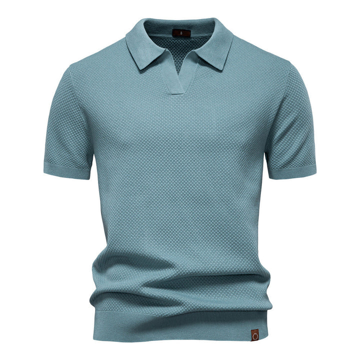 Kostas | Elegant Short Sleeve Polo Shirt