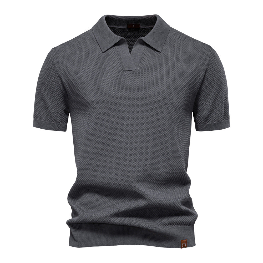 Kostas | Elegant Short Sleeve Polo Shirt