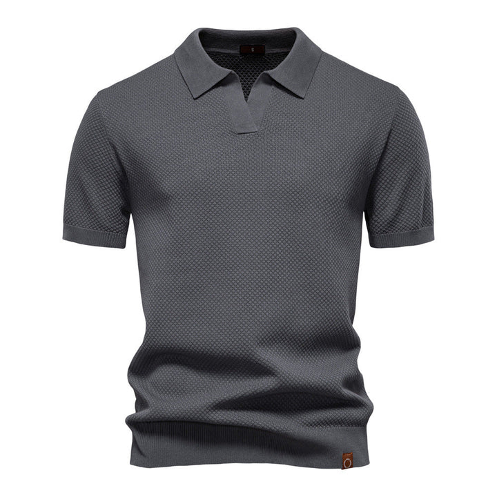 Kostas | Elegant Short Sleeve Polo Shirt