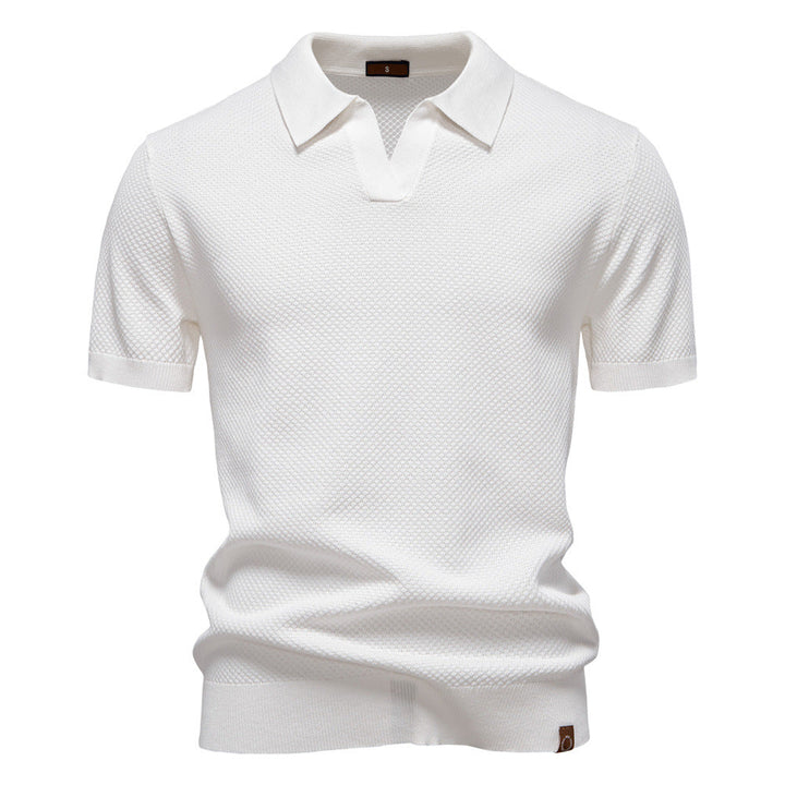 Kostas | Elegant Short Sleeve Polo Shirt