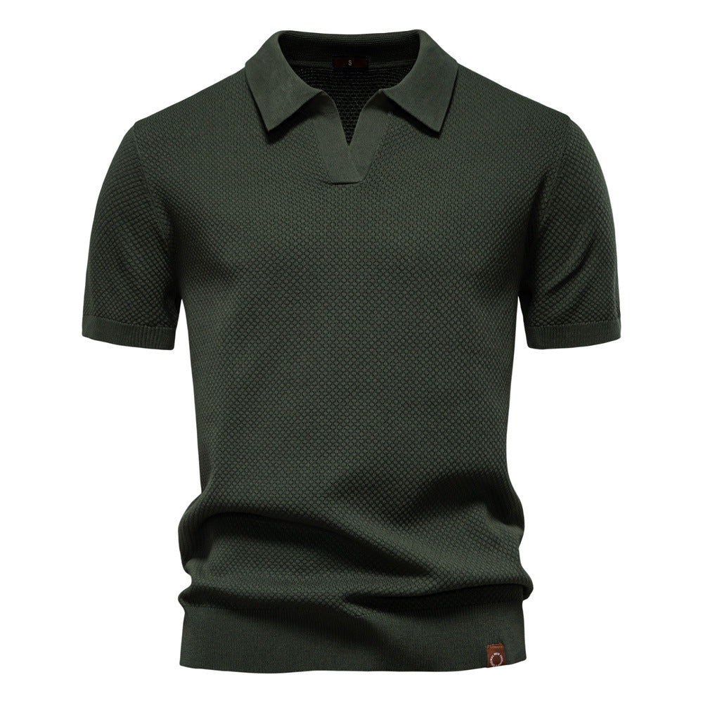 Kostas | Elegant Short Sleeve Polo Shirt