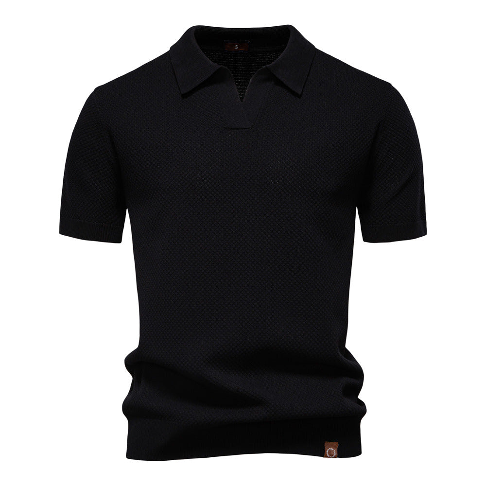 Kostas | Elegant Short Sleeve Polo Shirt