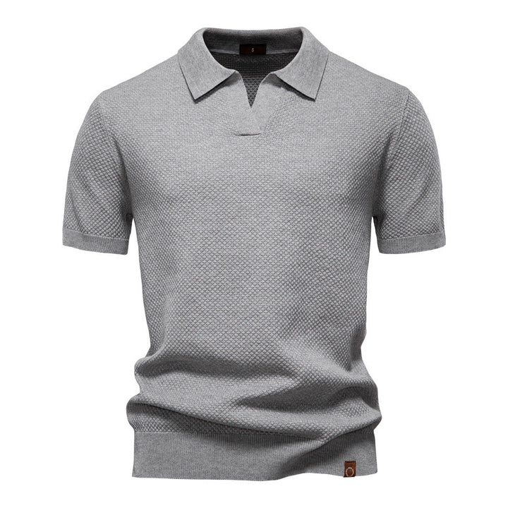 Kostas | Elegant Short Sleeve Polo Shirt