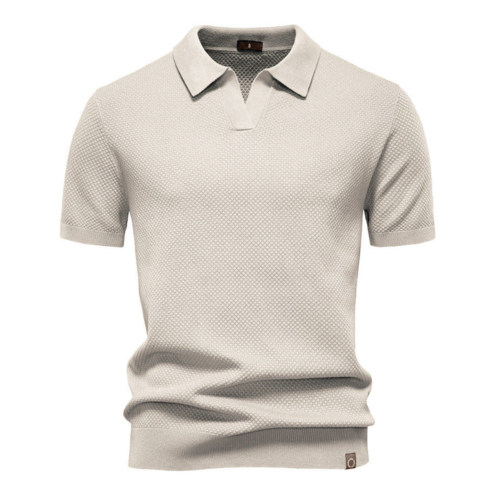 Kostas | Elegant Short Sleeve Polo Shirt
