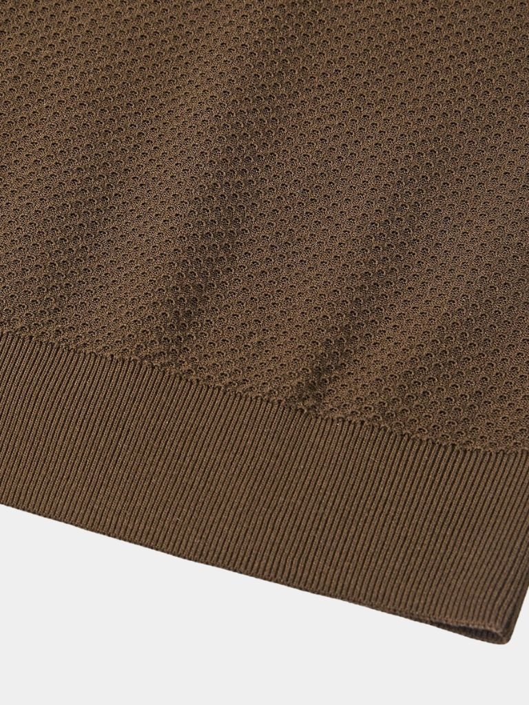 Harvey | Men's Deep Brown Polo Shirt