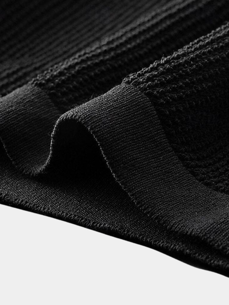 Callum | Caramel Textured Polo Shirt