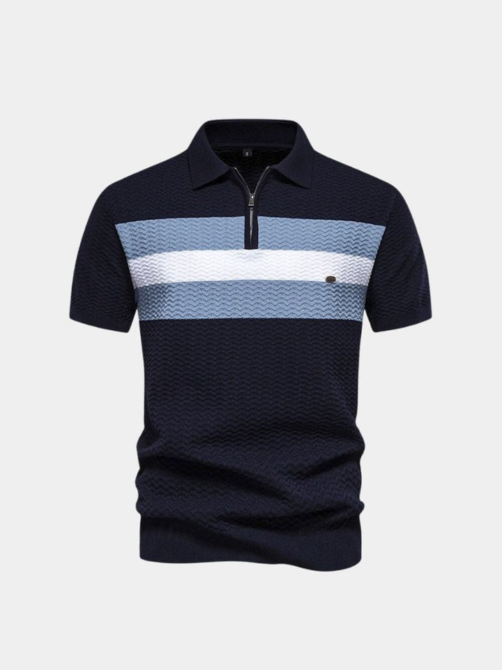 Victor | Men's Quarter Zip Polo Shirt