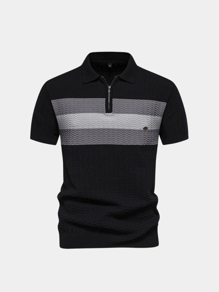 Victor | Men's Quarter Zip Polo Shirt