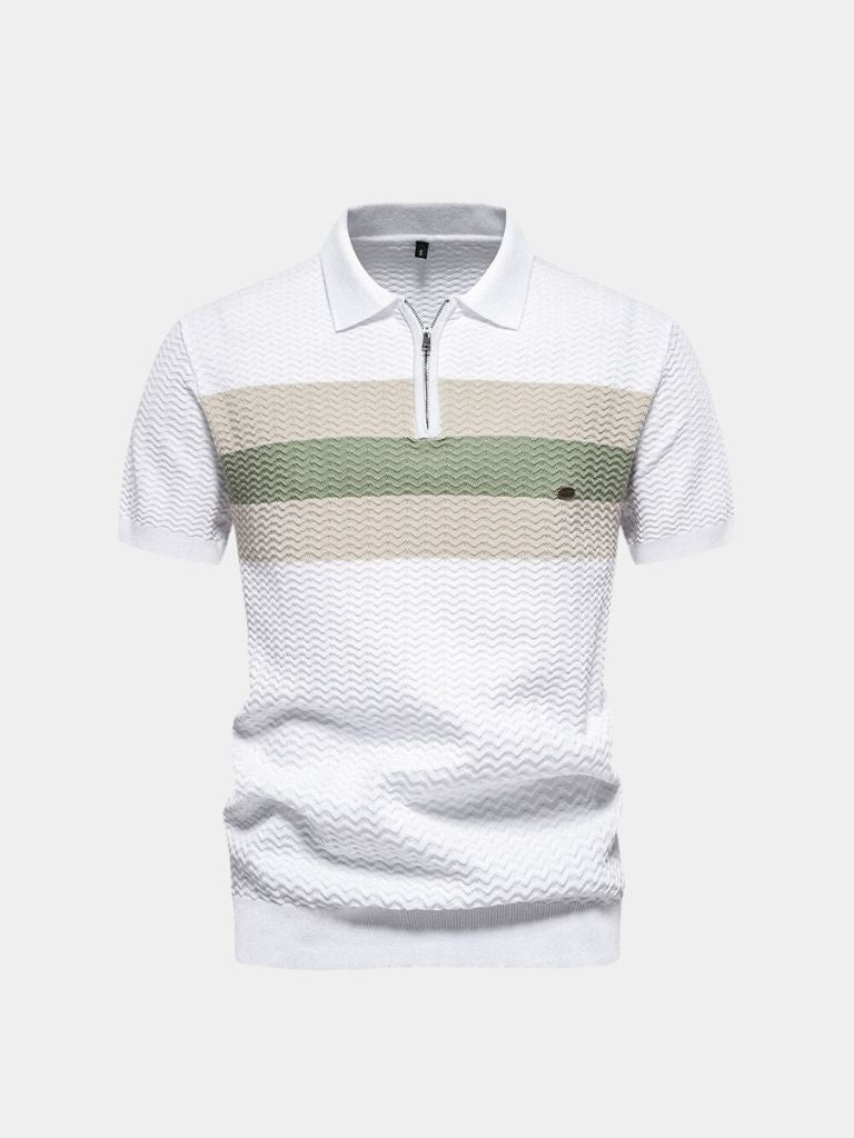 Victor | Men's Quarter Zip Polo Shirt