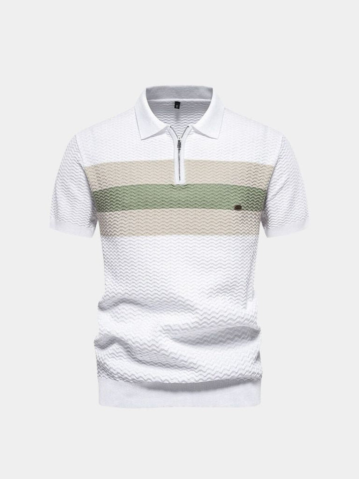 Victor | Men's Quarter Zip Polo Shirt