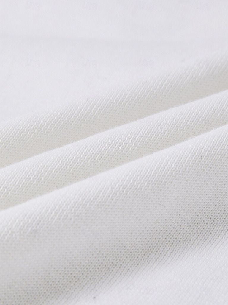 Clive | Men's Ivory Long Sleeve Polo