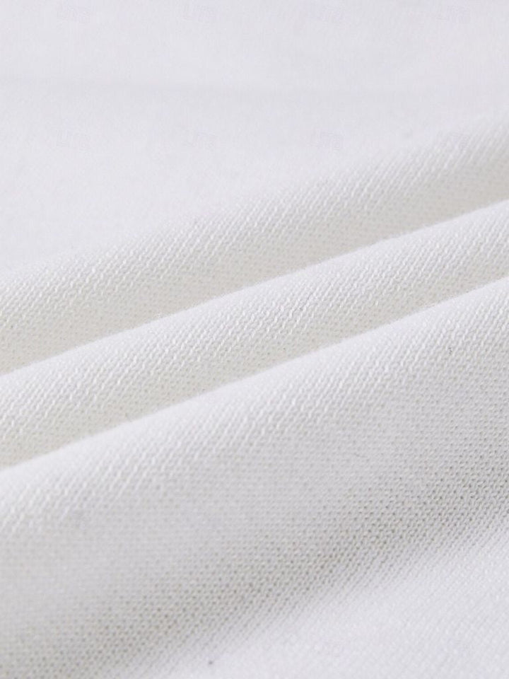 Clive | Men's Ivory Long Sleeve Polo