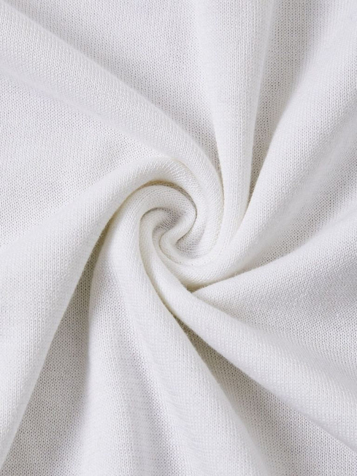 Clive | Men's Ivory Long Sleeve Polo