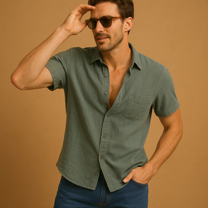 Koen | Men's Linen Blend Shirt