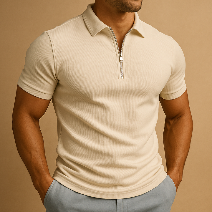 Hugo | Men Modern Polo with Zipper