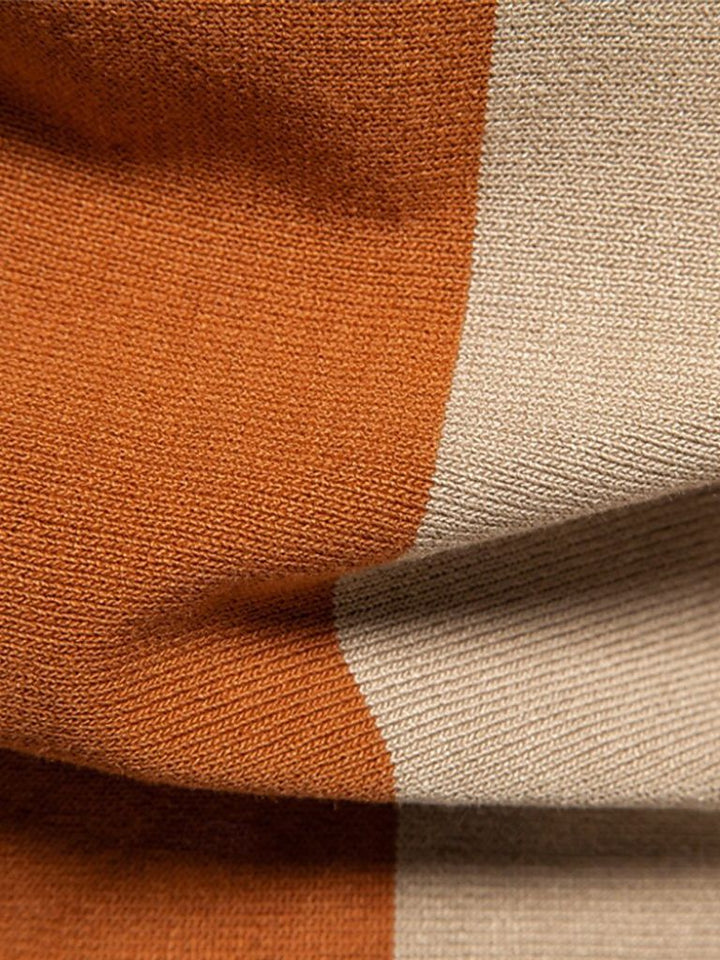 Miles | Men's Navy Stripe Polo Shirt