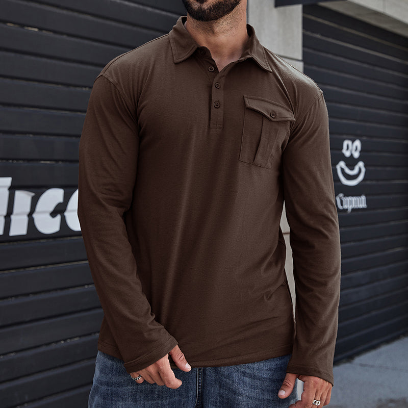 Jeff | Men's Pocket Casual Shirt