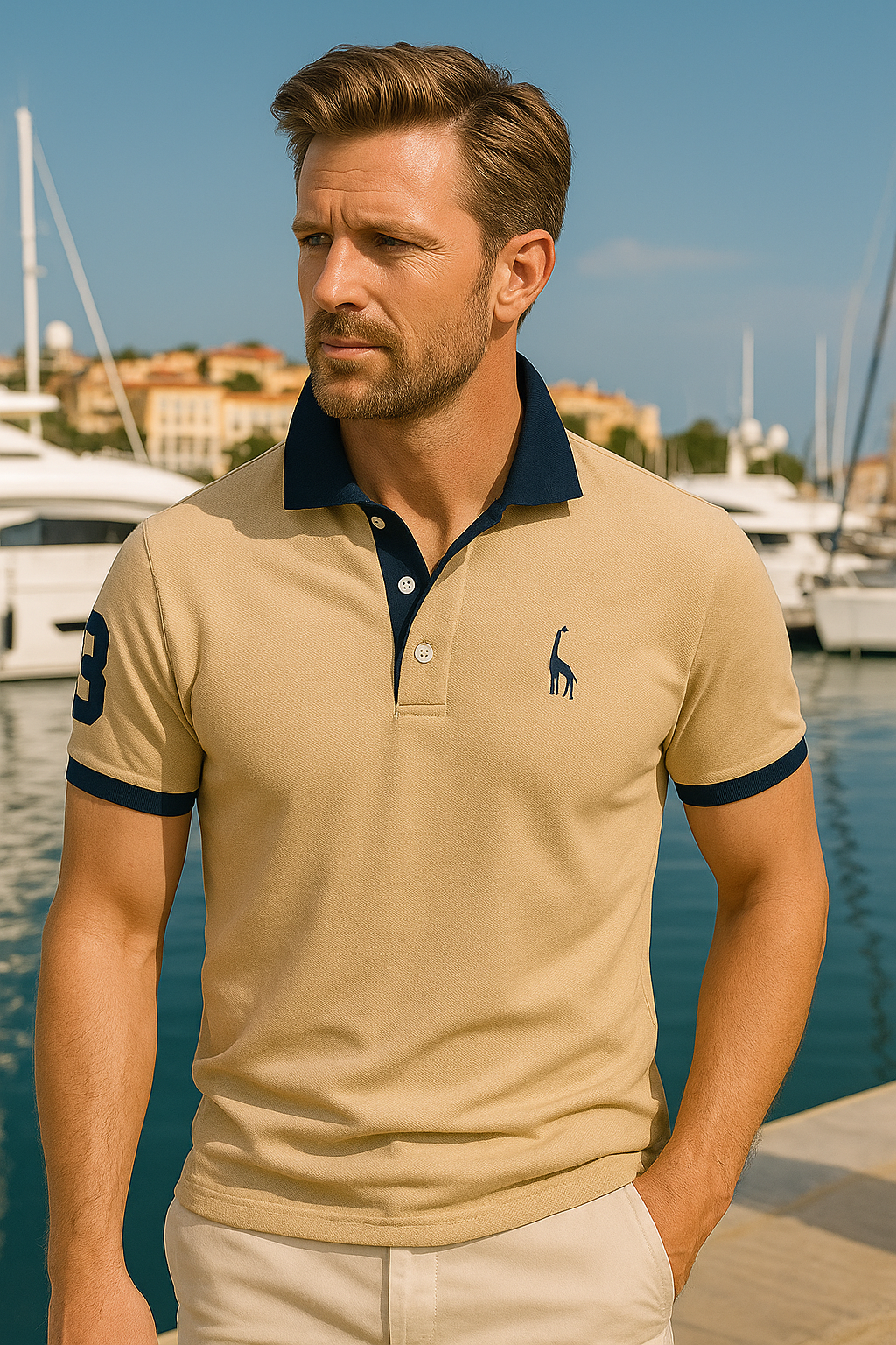 Lucas | Men's Cotton Polo Shirt