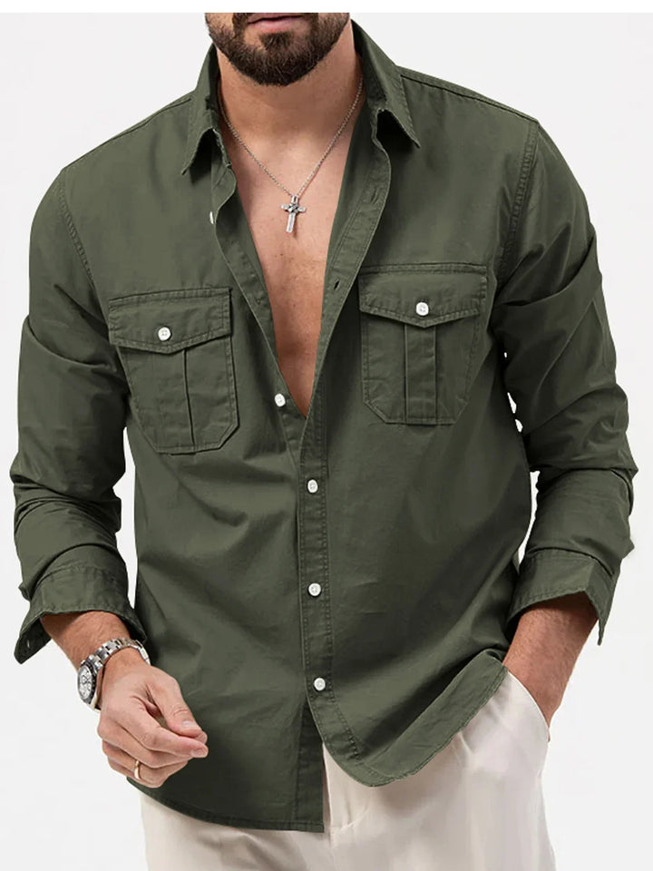 Aston | Men's Utility Cotton Shirt