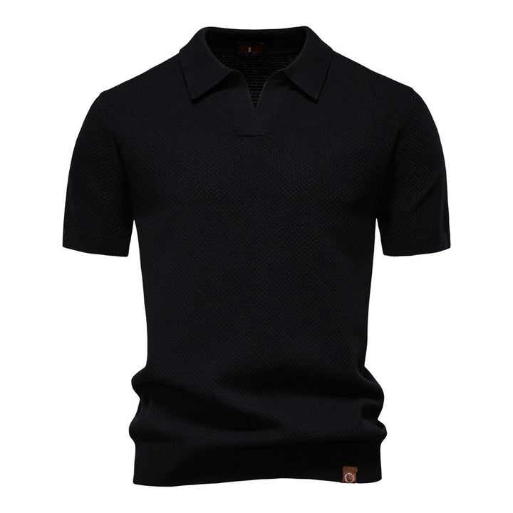 Kostas | Elegant Short Sleeve Polo Shirt