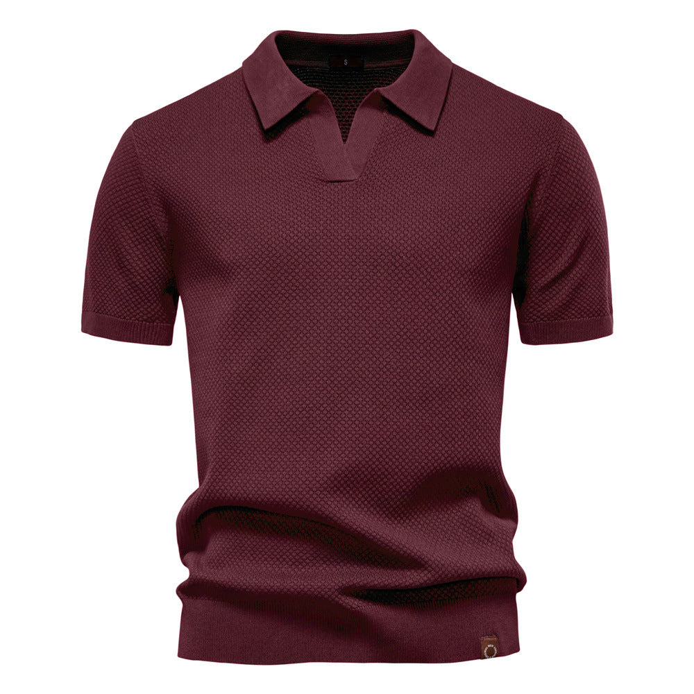 Kostas | Elegant Short Sleeve Polo Shirt