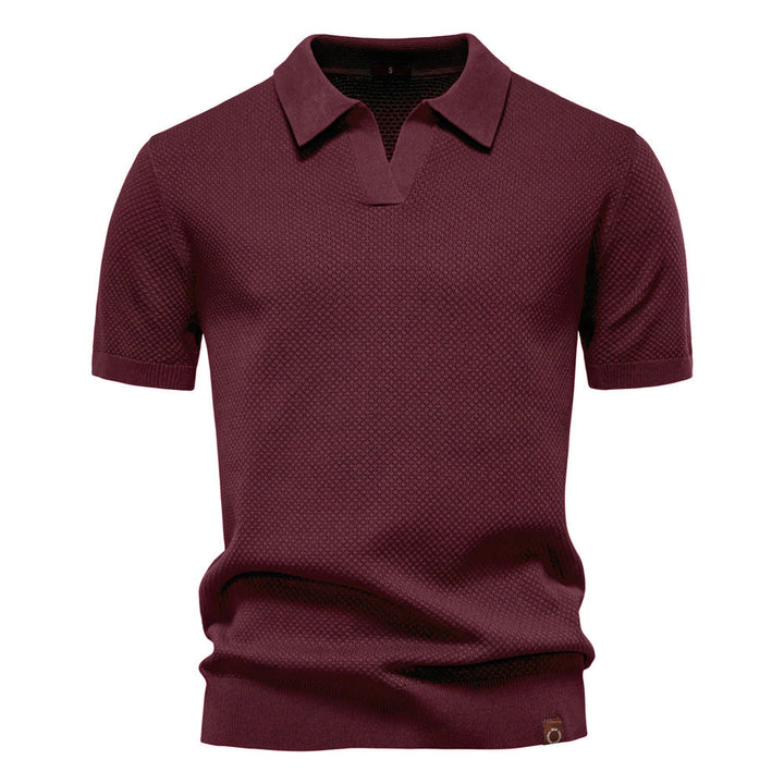 Kostas | Elegant Short Sleeve Polo Shirt