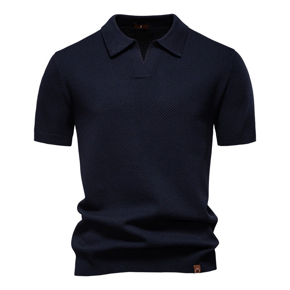 Kostas | Elegant Short Sleeve Polo Shirt