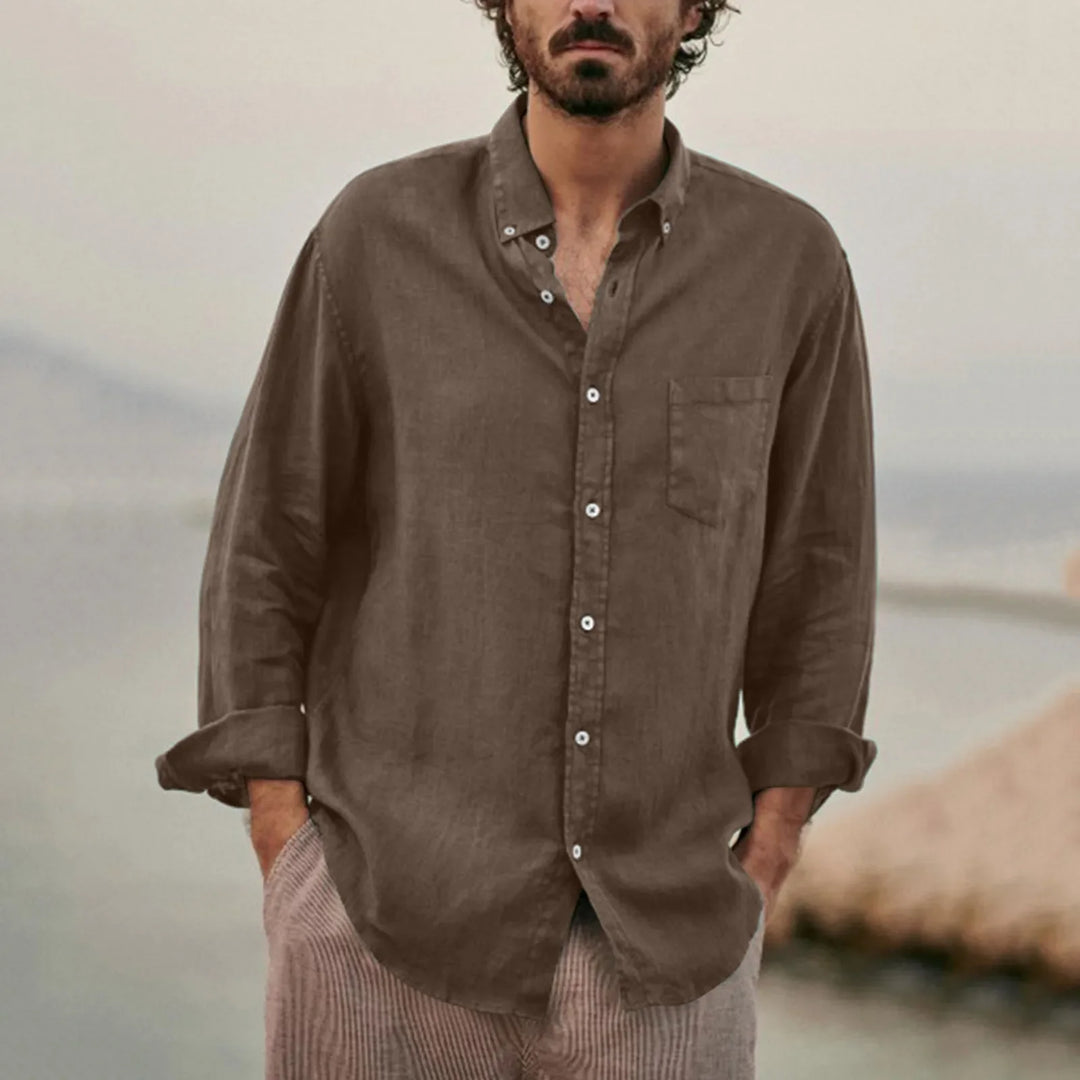 Nathan | Men's Linen Shirt