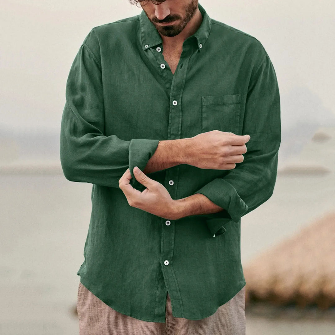 Nathan | Men's Linen Shirt