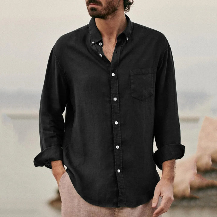 Nathan | Men's Linen Shirt