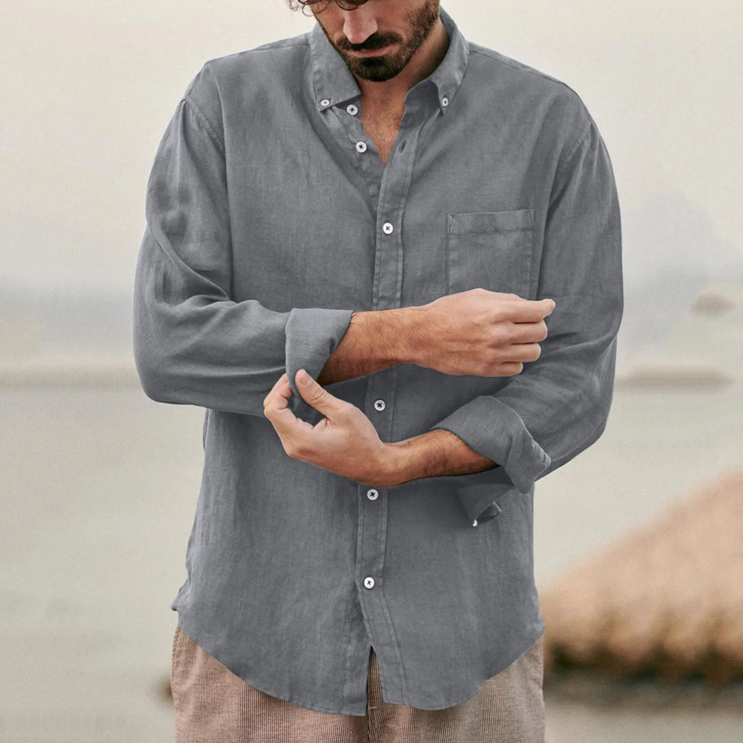 Nathan | Men's Linen Shirt