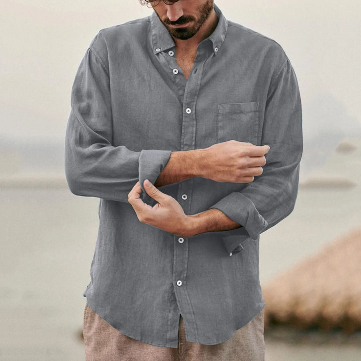 Nathan | Men's Linen Shirt