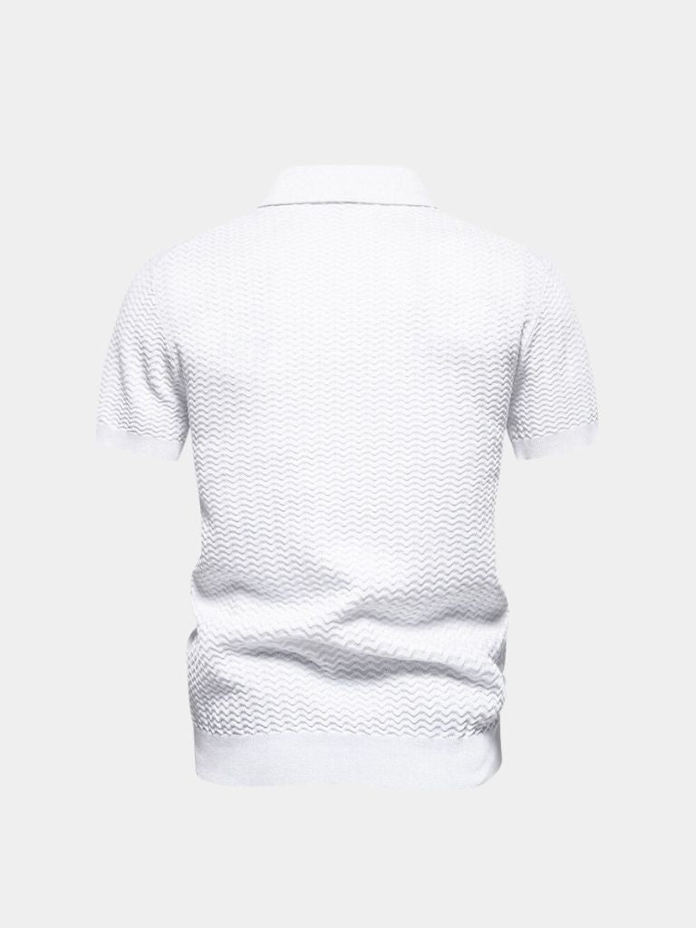 Victor | Men's Quarter Zip Polo Shirt