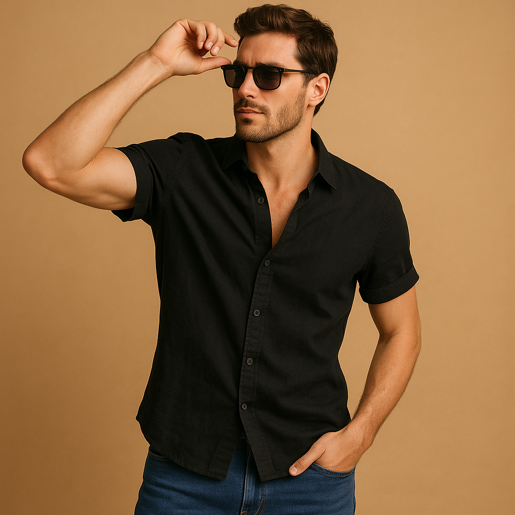 Koen | Men's Linen Blend Shirt
